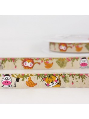 S4878- Cinta Jacquard "Safari"