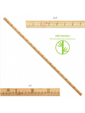 M711- Regla Bambú 1M x6