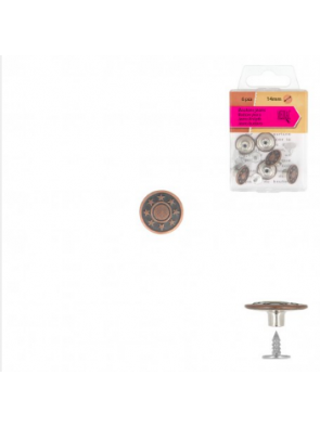 M281- Botones Jeans 14MM x6p