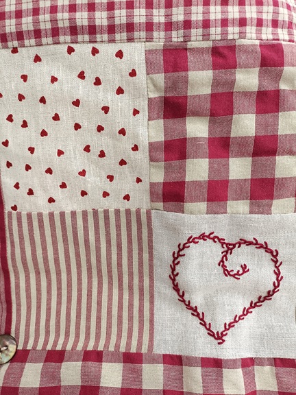 Tejido hilo teñido de 1,45 cm. de ancho, aplicable a patchwork, hogar, mantelerías, confección etc